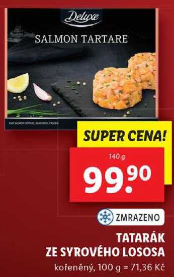 TATARÁK ZE SYROVÉHO LOSOSA, 140 g