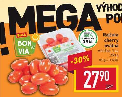 Rajce cherry červené, 250 g v akci | AkcniCeny.cz