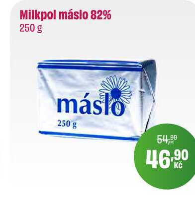 Milkpol máslo 82%, 250 g