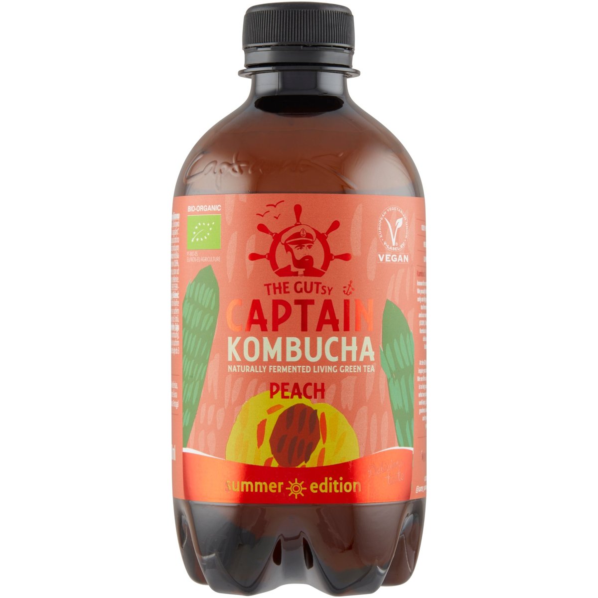 Captain Kombucha BIO Broskev v akci