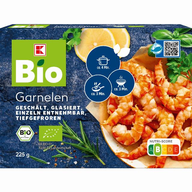 K-Bio Krevety syrové loupané