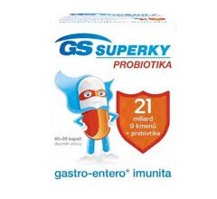 GS Superky probiotika 60 + 20 kapslí