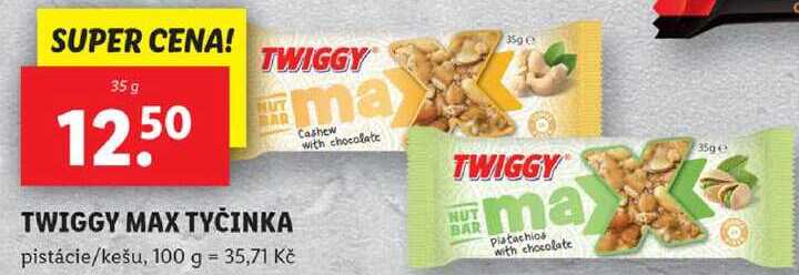 TWIGGY MAX TYČINKA, 35 g