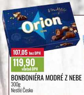 BONBONIERA MODRÉ Z NEBE 300g