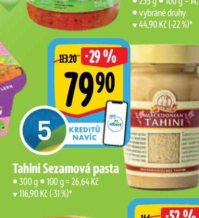 Tahini Sezamová pasta 300 g