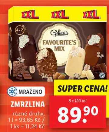 ZMRZLINA, 8x 120 ml