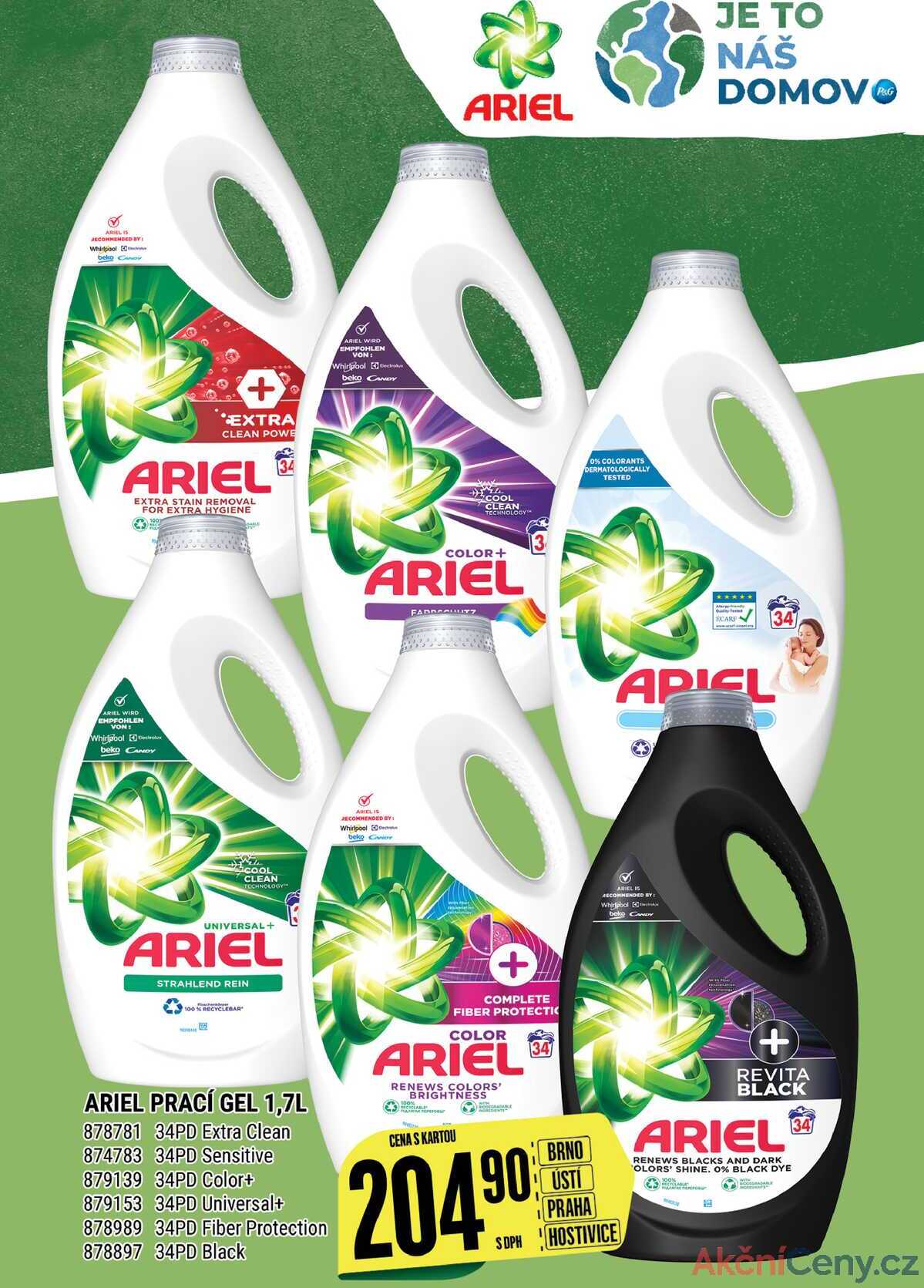 Ariel Prací prostředek v akci AkcniCeny.cz