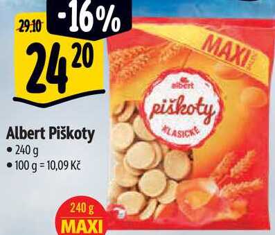 Albert Piškoty, 240 g