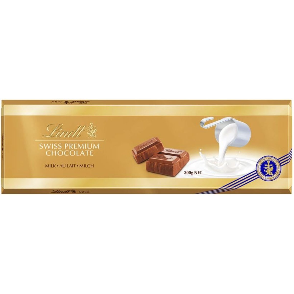 Lindt Gold Tablet Švýcarská Mléčná čokoláda