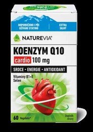 NatureVia® Koenzym Q10 Cardio 100 mg 60 kapslí