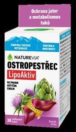 NatureVia® Ostropestřec LipoAktiv 30 rostlinných kapslí