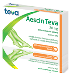 Aescin Teva 20 mg 120 enterosolventních tablet