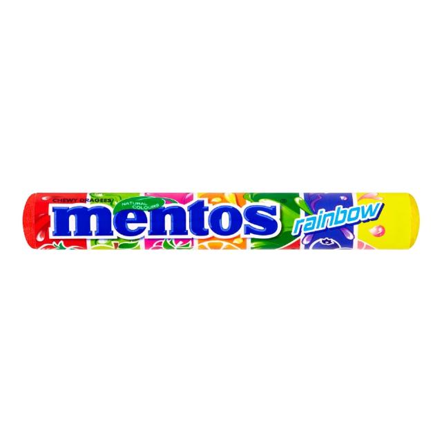 Mentos Rainbow dražé s ovocnými příchutěmi
