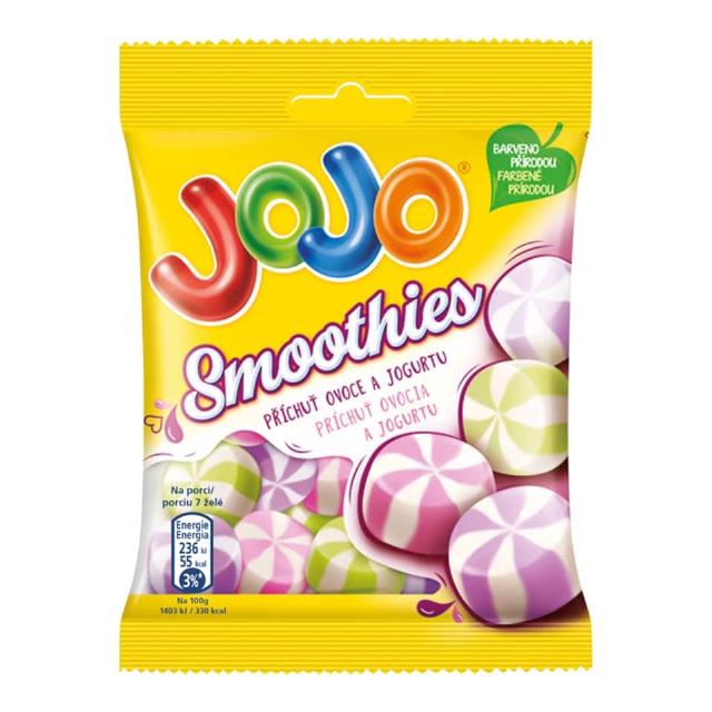 JOJO Smoothies bonbóny příchuť ovoce a jogurt