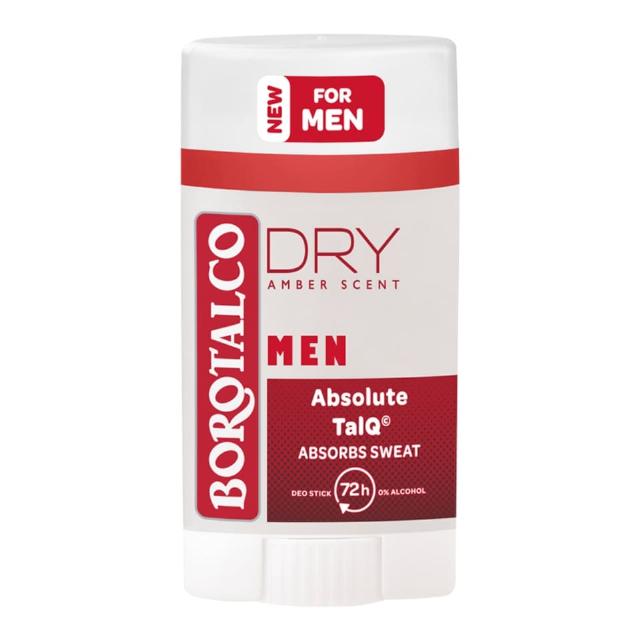 Borotalco Dry Amber pánský tuhý deodorant