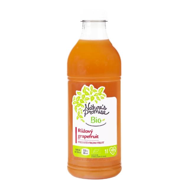 Nature's Promise Bio šťáva z růžových grapefruitů