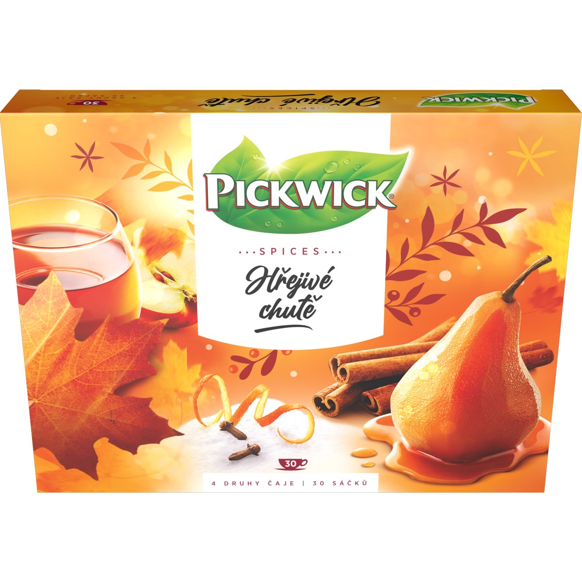Pickwick Hřejivé chutě  –  Kolekce černých čajů s kořením