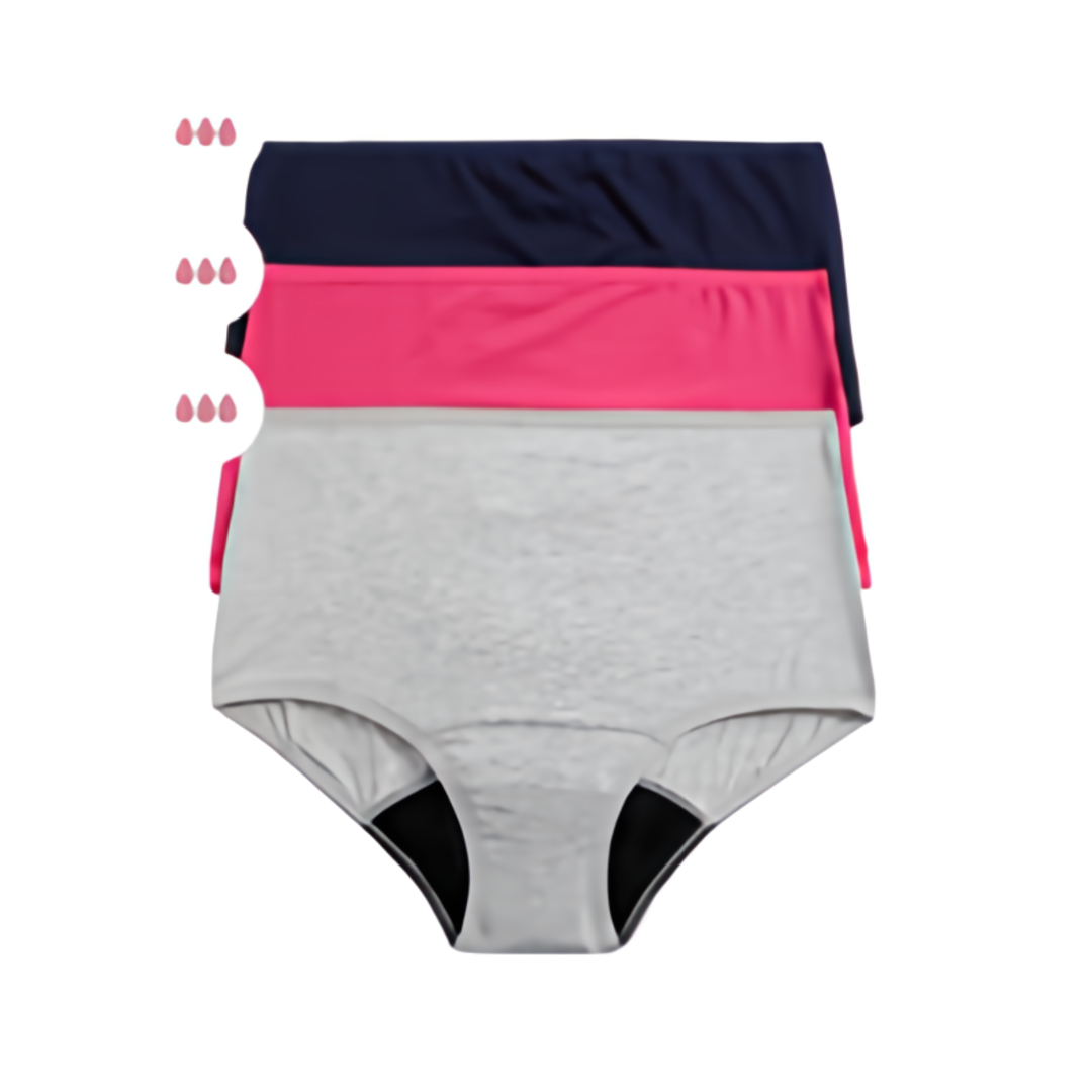 Marks & Spencer Menstruační kalhotky, vysoce savé, mix barev, 3ks, vel. 10