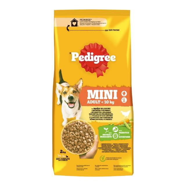 Pedigree granule Mini Adult drůbeží a zelenina