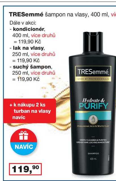 TRESemmé šampon na vlasy, 400 ml