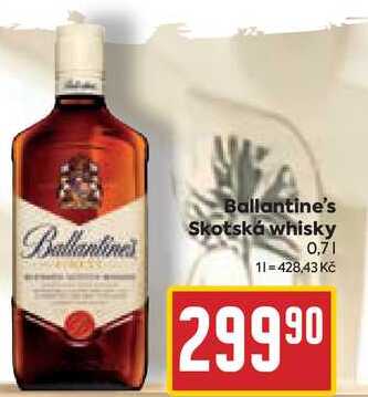 Ballantine's Skotská whisky 0,7l