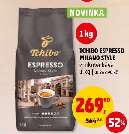 TCHIBO ESPRESSO MILANO STYLE zrnková káva, 1 kg 