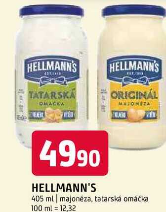   HELLMANN'S 405 ml  