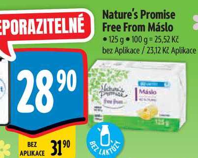 Nature's Promise Free From Máslo, 125 g