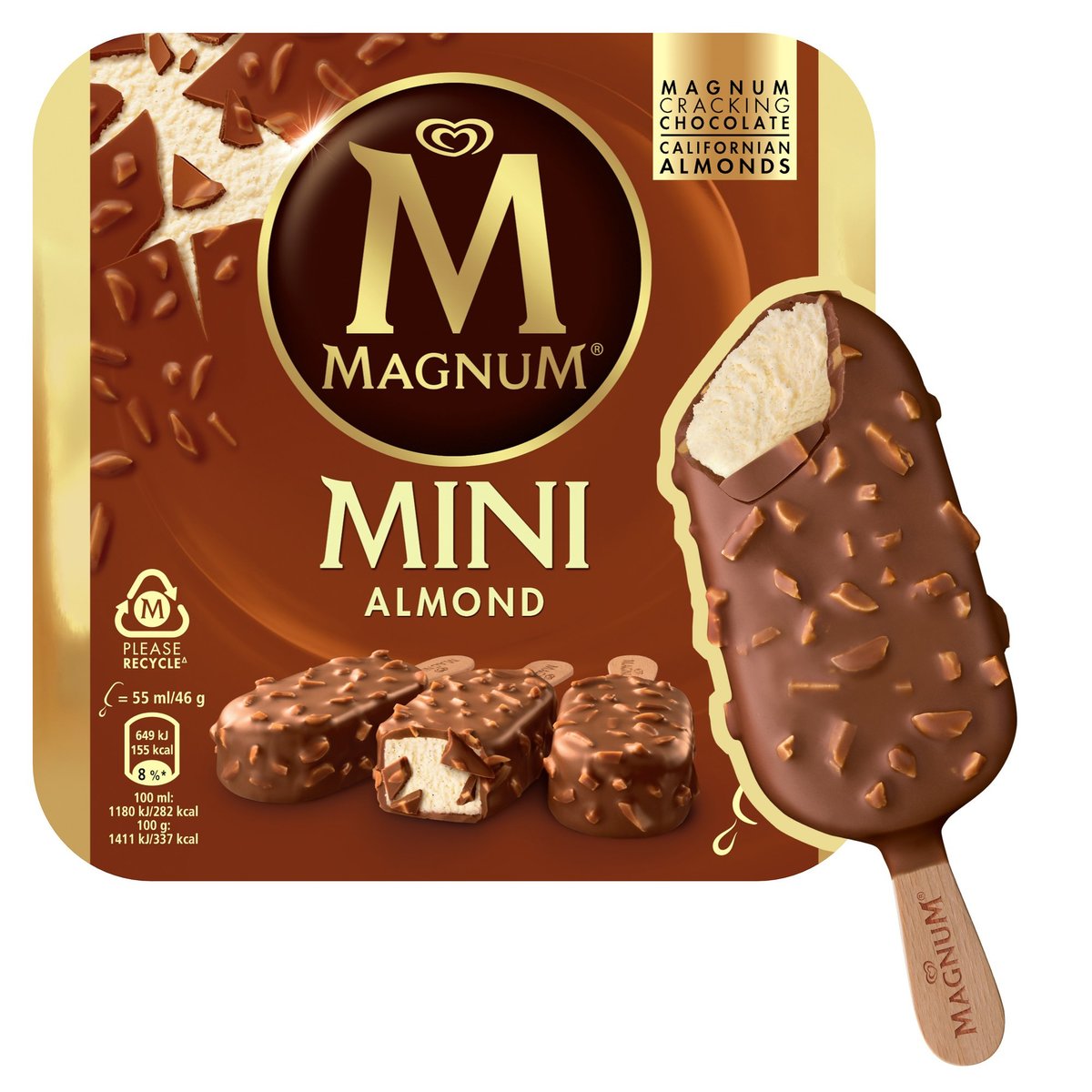 Magnum Mini Almond nanuk multipack (6×55 ml)