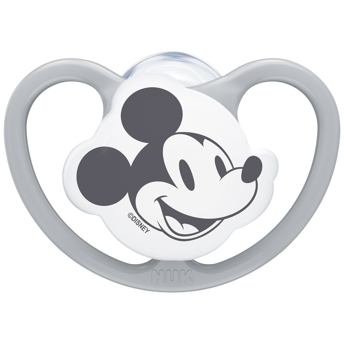Nuk Space Disney Mickey dudlík 6–18 měsíců, šedý