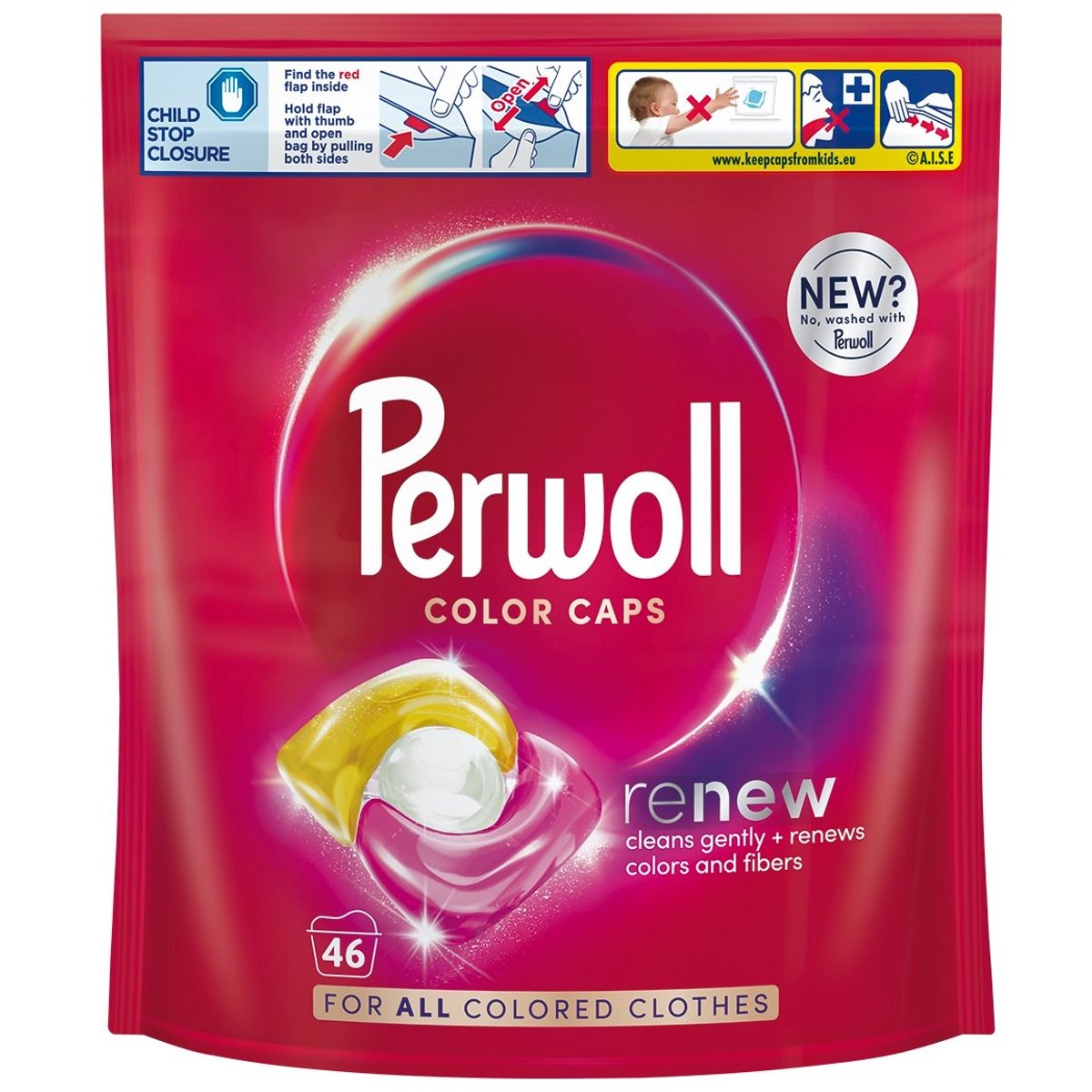 Perwoll Renew Color speciální prací kapsle