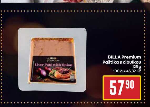 BILLA Premium Paštika s cibulkou 125 g