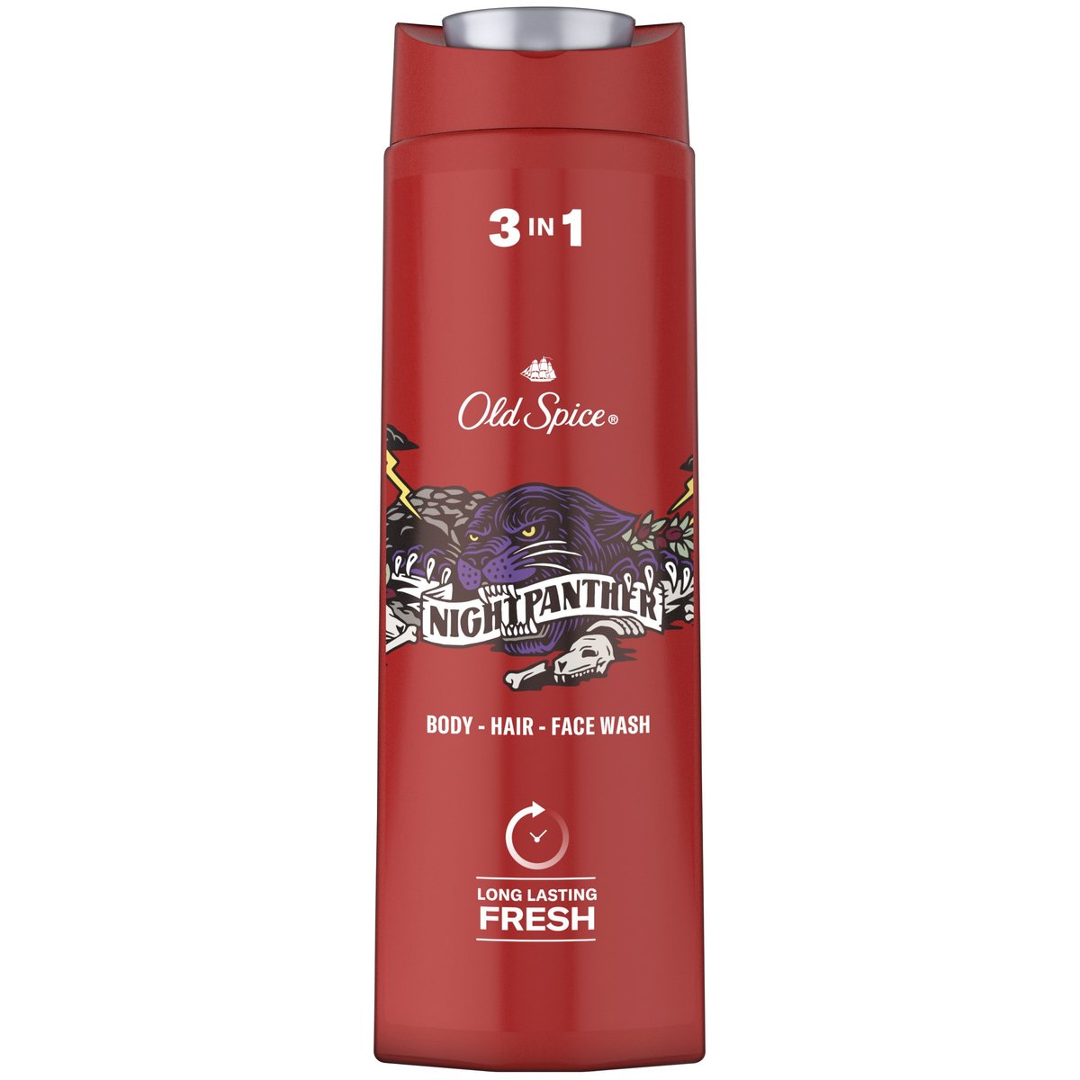 Old Spice Nightpanther 3v1 sprchový gel a šampon pro muže s tóny citrusů, levandule a máty