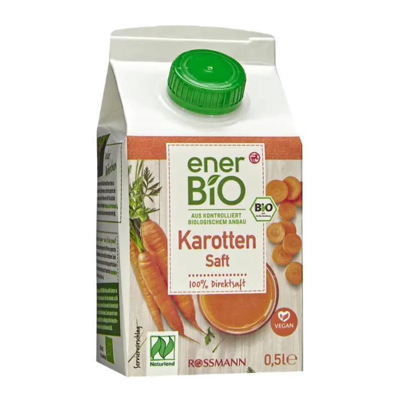 enerBiO Nápoj z mrkvové šťávy, 500 ml