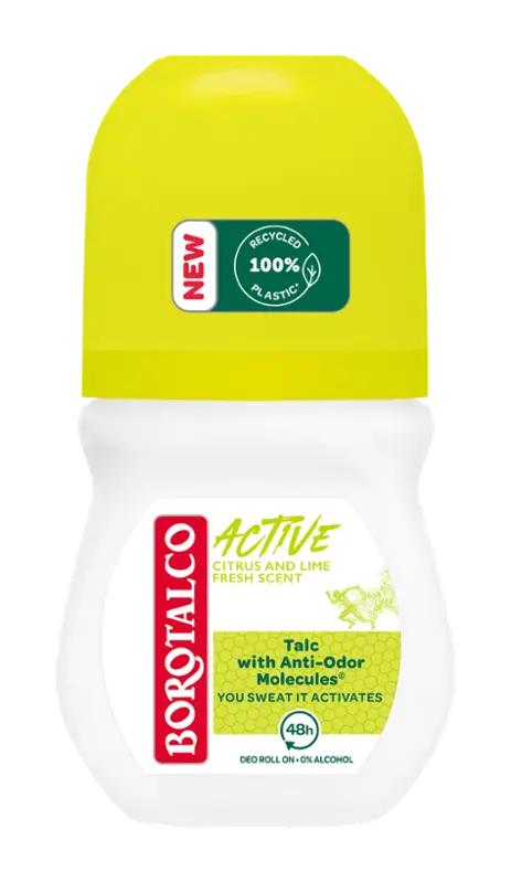 Borotalco Deodorant roll-on Active Citrus and Lime Fresh, 50 ml