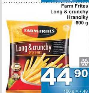 Farm Frites Long & crunchy Hranolky 600g