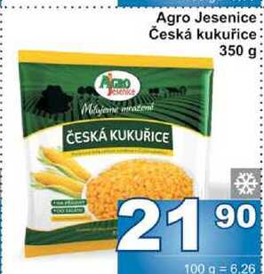 Agro Jesenice Česká kukuřice 350g