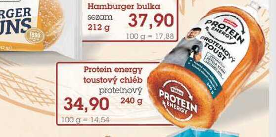 Protein energy toustový chléb proteinový 240g