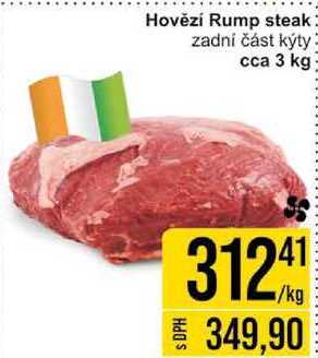Hovězí Rump steak zadní část kýty, 1 kg