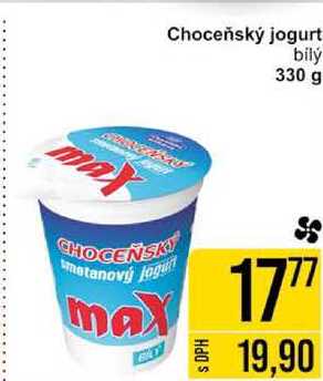 Choceňský jogurt bilý, 330 g 