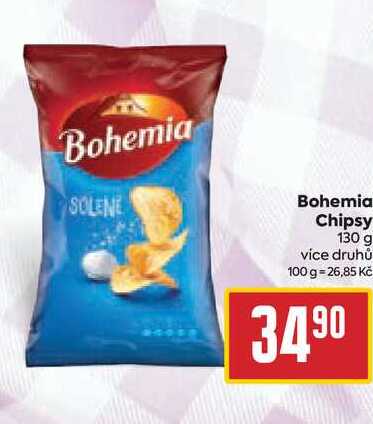 Bohemia Chipsy 130 g 