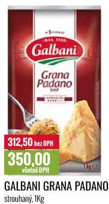 GALBANI GRANA PADANO strouhaný, 1kg 