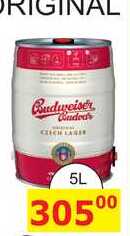 Budweiser Budvar B:Original 5l