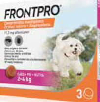 FRONTPRO 28,3 mg 4–10 kg žvýkací tablety