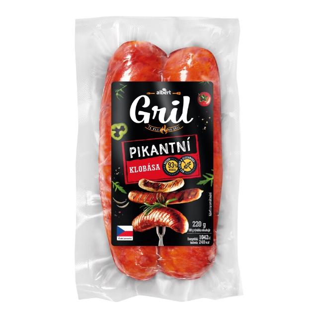 Albert Pikantní klobása na gril
