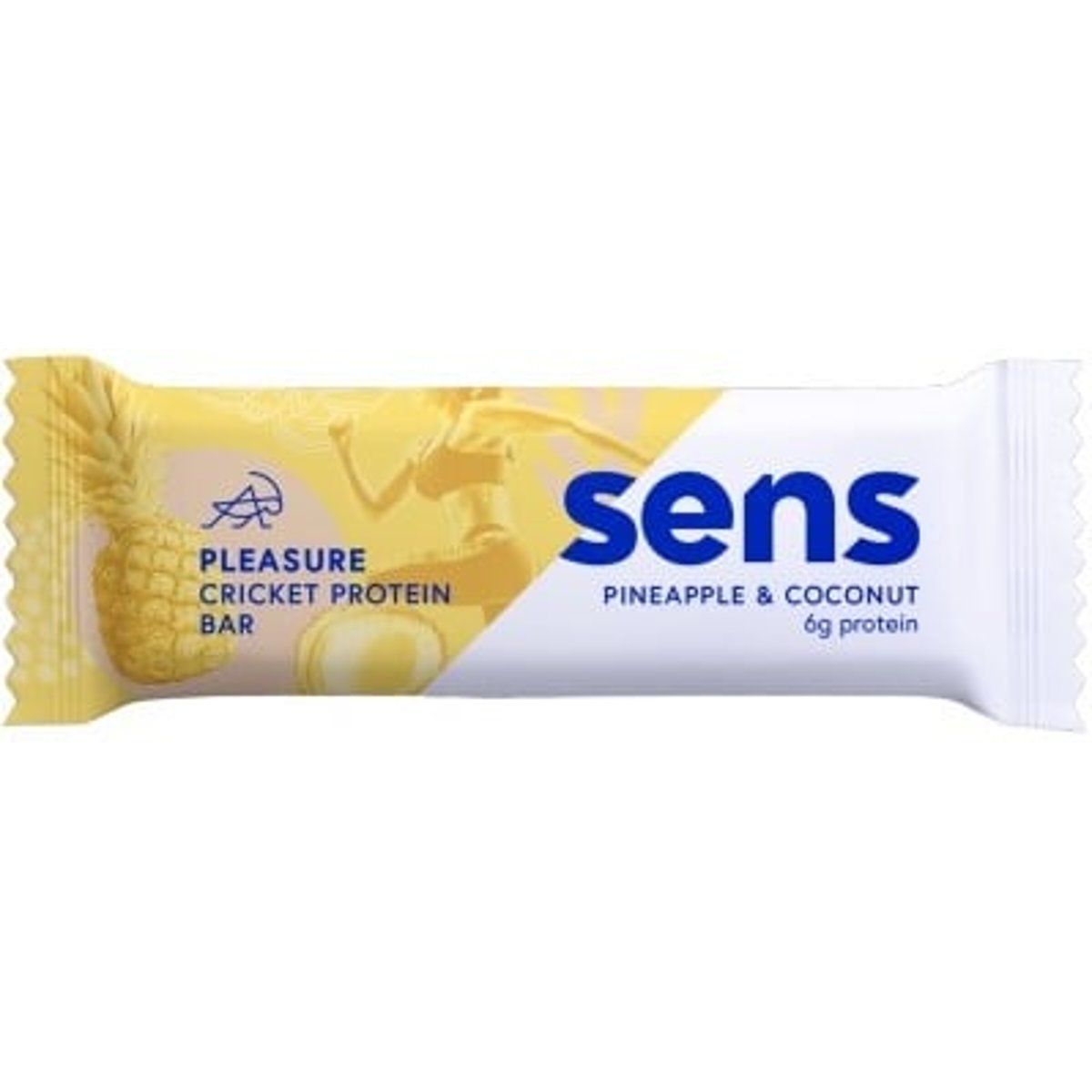 SENS Pleasure Protein tyčinka s cvrččí moukou - Ananas & Kokos