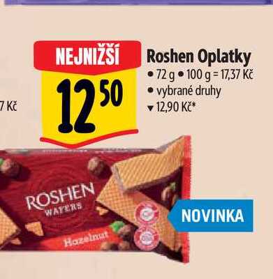   Roshen Oplatky 72 g