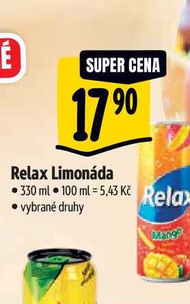  Relax Limonáda  330 ml