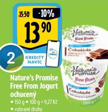  Nature's Promise Free From Jogurt ochucený 150 g  