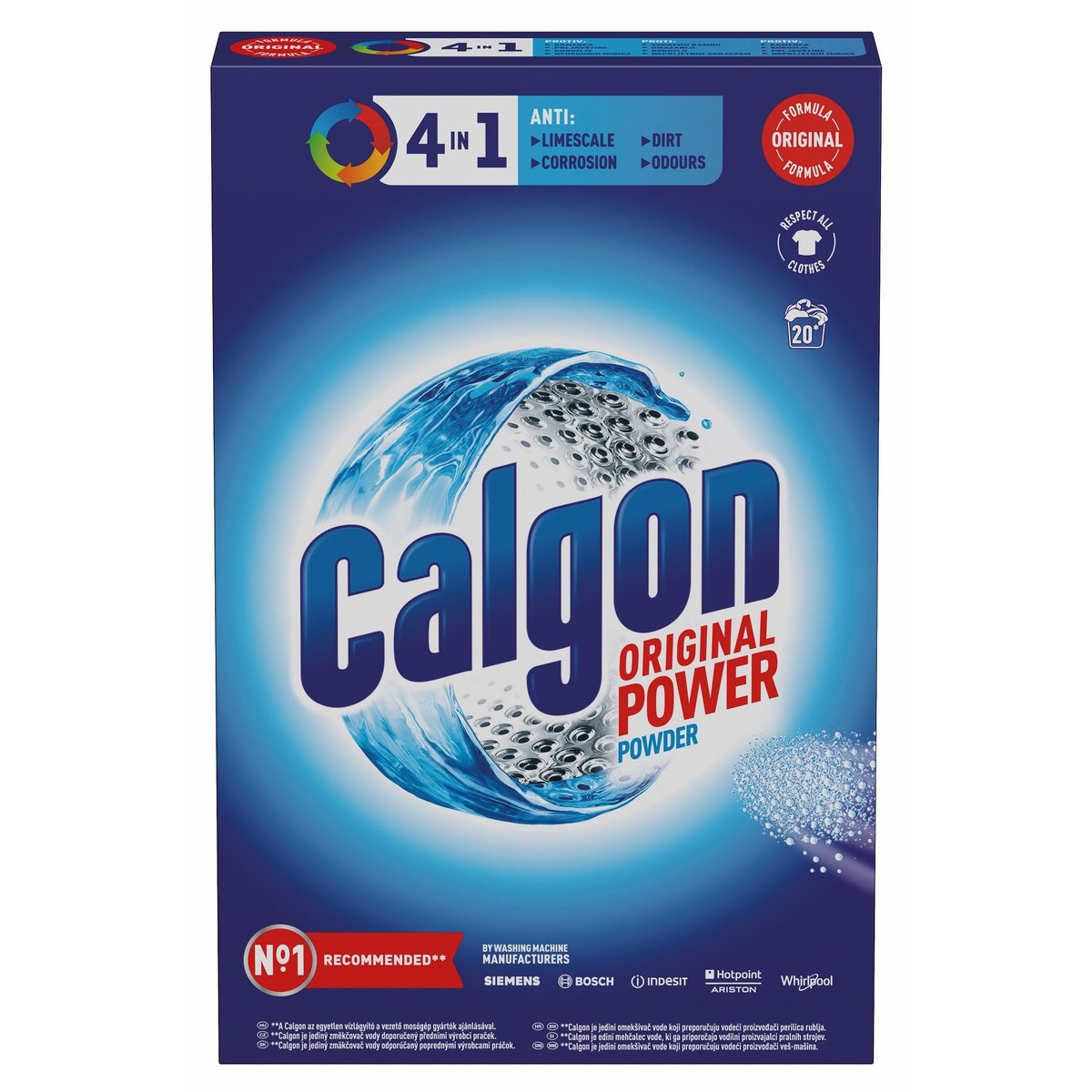 Calgon 3v1 změkčovač vody v prášku proti vodnímu kameni